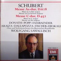 Schubert, Donath, Popp, Fassbaender, Araiza, Dallapozza, Fischer-Dieskau, Chor Und Sinfonieorchester Des Bayerischen Rundfunks, Wolfgang Sawallisch