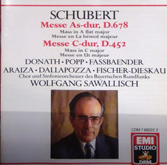 Schubert, Donath, Popp, Fassbaender, Araiza, Dallapozza, Fischer-Dieskau, Chor Und Sinfonieorchester Des Bayerischen Rundfunks, Wolfgang Sawallisch