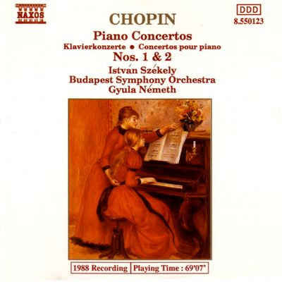 Chopin - Istvan Szekely, Budapest Symphony Orchestra, Gyula Nemeth - Piano Concertos Nos. 1 & 2