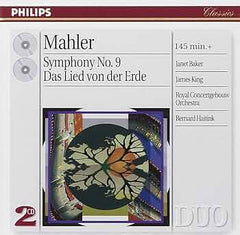 Janet Baker, James King (3), Concertgebouworkest, Bernard Haitink, Gustav Mahler - Symphony No. 9-Das Lied von der Erde