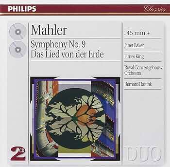 Janet Baker, James King (3), Concertgebouworkest, Bernard Haitink, Gustav Mahler - Symphony No. 9-Das Lied von der Erde