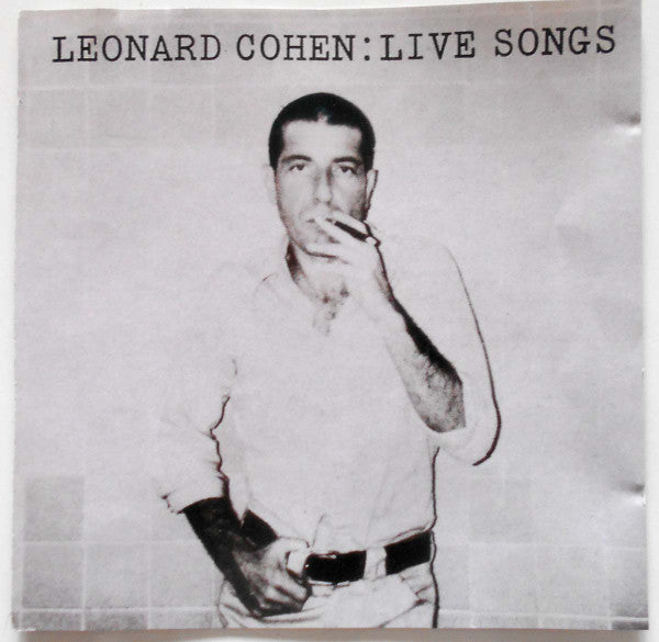 Leonard Cohen - Live Songs