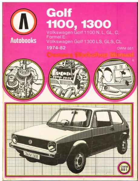 Golf 1100, 1300 Autobooks