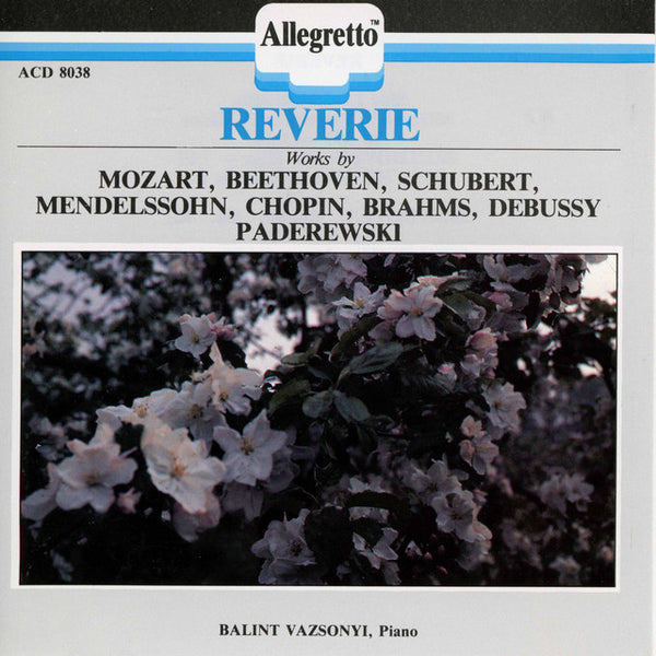 Reverie - Balint Vazsonyi, Piano