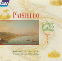 Paisiello, Giovanni (1740-1816) - Concertos pour piano ndeg 1, 5, 7 & 8 - Mariaclara Monetti (piano), English Chamber Orchestra (Stephanie Gonley)