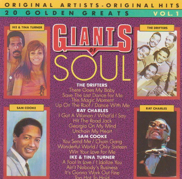 Various*, Ray Charles, Sam Cooke, Ike & Tina Turner, The Drifters - Giants Of Soul