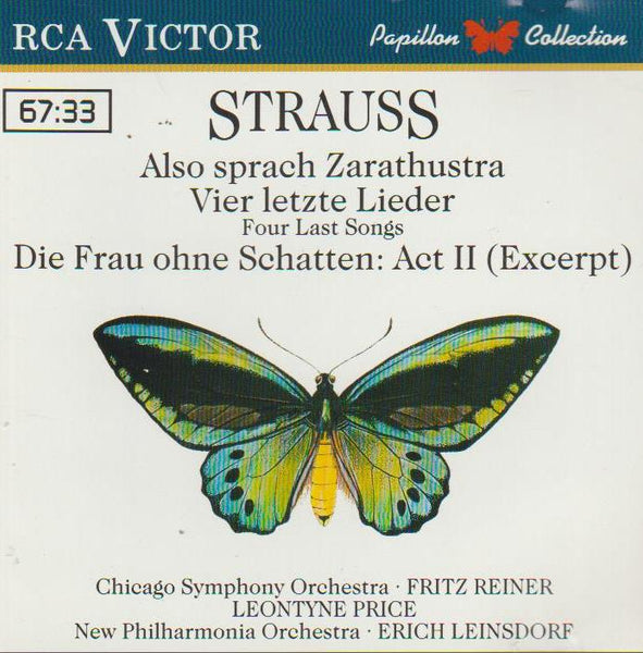 Strauss, Reiner, Price - Also sparch Zarathustra / Vier letzte Lieder / Die Frau ohne Schatten: Act II