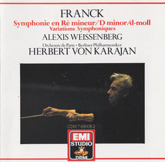 Franck, Weissenberg, Orchestre De Paris, Berliner Philharmoniker, Karajan - Symphonie En Re Mineur/D Minor/D-Moll / Variations Symphoniques