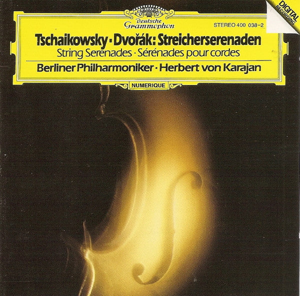 Tschaikowsky / Dvorak - Berliner Philharmoniker, Herbert von Karajan - Streicherserenaden = String Serenades = Serenades Pour Cordes