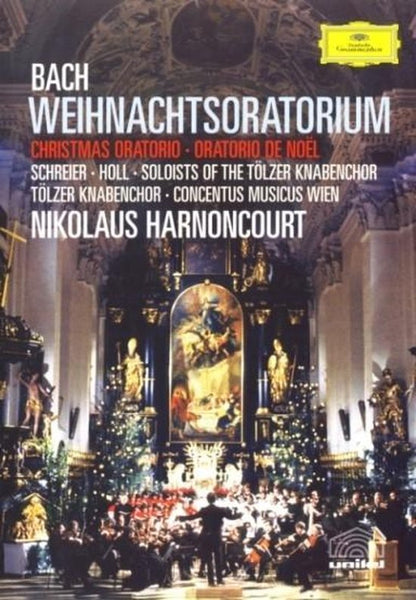 Bach, N Harnoncourt, Schreier, Holl, Soloists Of The Tolzer Knabenchor, Concentus Musicus Wien - Weihnachtsoratorium, Christmas Oratorio (DVD)