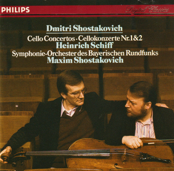 Dmitri Shostakovich, Heinrich Schiff, Symphonie-Orchester Des Bayerischen Rundfunks, Maxim Shostakovich - Cello Concertos Nos. 1&2