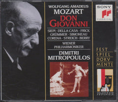 Mozart - Siepi, D Casa, Frick, Grummer, Simoneau, Corena, Streich, Berry, Wiener Philharmoniker, D Mitropoulos - Don Giovanni
