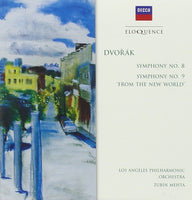 Dvorak; Los Angeles Philharmonic Orchestra, Zubin Mehta - Symphony no. 8 / Symphony no. 9 "From the New World"