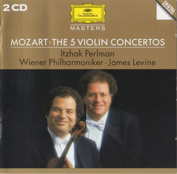Mozart, Itzhak Perlman, James Levine, Wiener Philharmoniker - The 5 Violin Concertos
