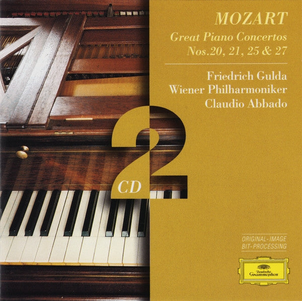 Mozart - Friedrich Gulda, Wiener Philharmoniker, Claudio Abbado - Great Piano Concertos Nos.20, 21, 25 & 27