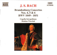 J. S. Bach / Capella Istropolitana / Bohdan Warchal - Brandenburg Concertos Nos. 4, 5 & 6
