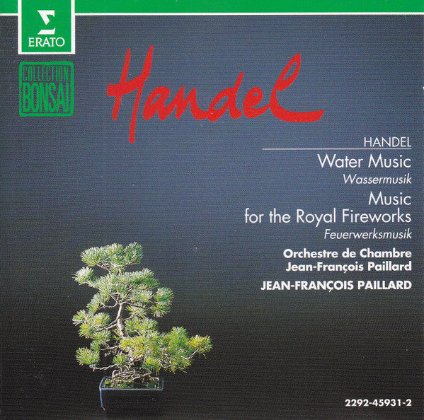 Handel - Orchestre De Chambre Jean-Francois Paillard, Jean-Francois Paillard - Water Music