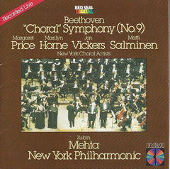 Beethoven -  M Price, M Horne, J Vickers, M Salminen, New York Choral Artists, Z Mehta, New York Philharmonic - "Choral" Symphony (No. 9)