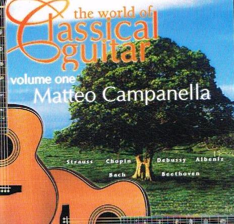 Matteo Campanella, Serenade, Prelude, Air, Pavanne, Adelita, Sonata, Soleil, Manola, Leyenda (Asturias), Valse - Classical Guitar