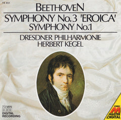 Beethoven - Dresdner Philharmonie, Herbert Kegel - Symphony No.3 'Eroica' / Symphony No.1