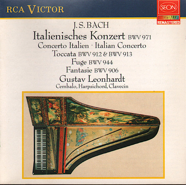 J.S. Bach, Gustav Leonhardt - Italienisches Konzert BWV 971 / Toccata BWV 912 & 913 / Fuge BWV 944 / Fantasie BWV 906