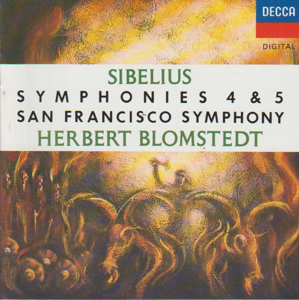 Sibelius, San Francisco Symphony, Herbert Blomstedt - Symphonies 4 & 5