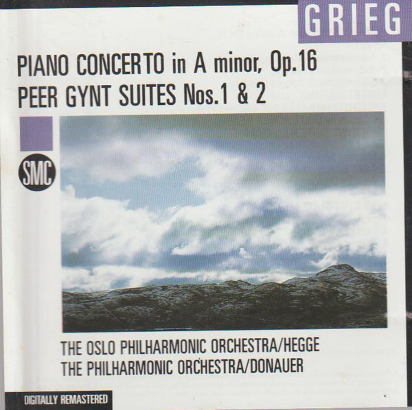 GRIEG - Piano Concerto in A minor,Op 16 Peer Gynt Suites Nos 1 & 2