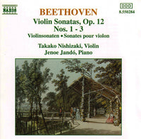 Beethoven, Takako Nishizaki, Jenoe Jando - Violin Sonatas, Op. 12 Nos. 1 - 3