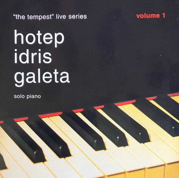 hotep idris galeta - Solo Piano, Volume One