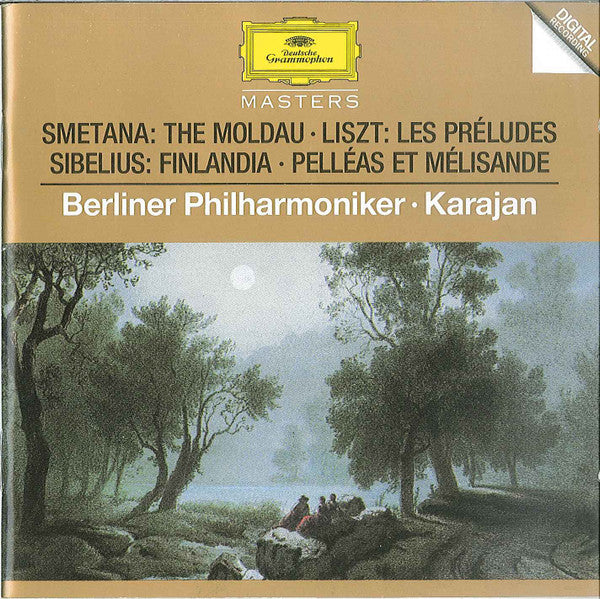 Smetana, Sibelius, Liszt, Berliner Philharmoniker, Herbert von Karajan - Smetana: The Moldau - Liszt: Les Preludes - Sibelius: Finlandia