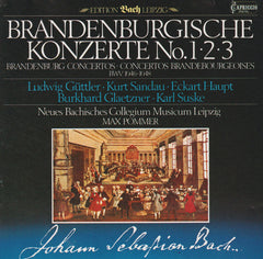 Bach - L Guttler, K Sandau, E Haupt, B Glaetzner, K Suske, N Bachisches Collegium Musicum Leipzig, Max Pommer - Brandenburgische Konzerte No. 1*2*3