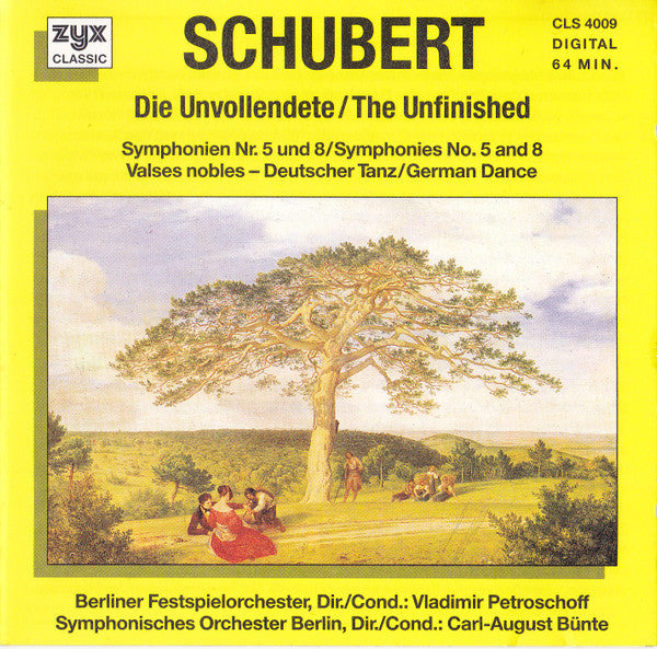 Various, Berliner Festspielorchester, Isabel Mourao, Symphonisches Orchester Berlin - Symphonien Nr. 5 u. 8 - Walzer - Deutscher Tanz (Schubert)