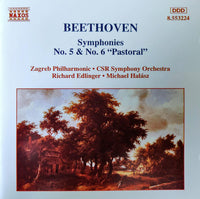 Ludwig van Beethoven, Richard Edlinger, Michael Halasz - Symphonies No.5 & No. 6 "Pastoral"