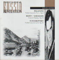Kogan, Paganini, Sarate, Tchaikovsky - Violin Concerto Ndeg1 Op.6 / Concert Fantasy Op.25 / Violin Concerto In D Op.35