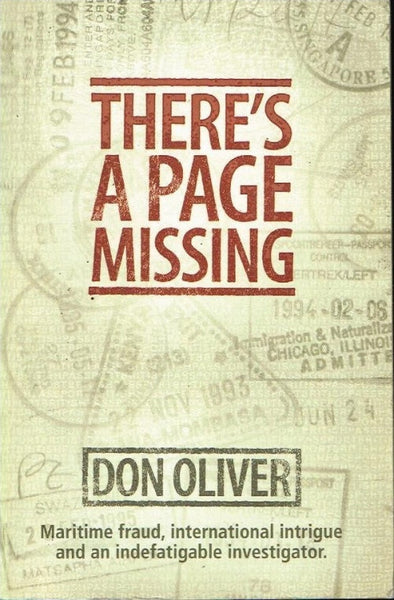 There's a page missing Don Oliver