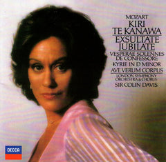 Mozart - K Kanawa, London Symphony Orchestra & Chorus, Sir C Davis - Exsultate Jubilate / Vesperae Solennes De Confessore / Kyrie In D Minor