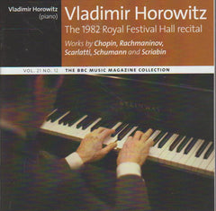 Horowitz, Schumann: Kinderszenen, Op. 15, Chopin: Waltz in A-flat major, Op. 69, Scriabin: Etude in D-sharp minor, Op. 8 - Horowitz: 1982