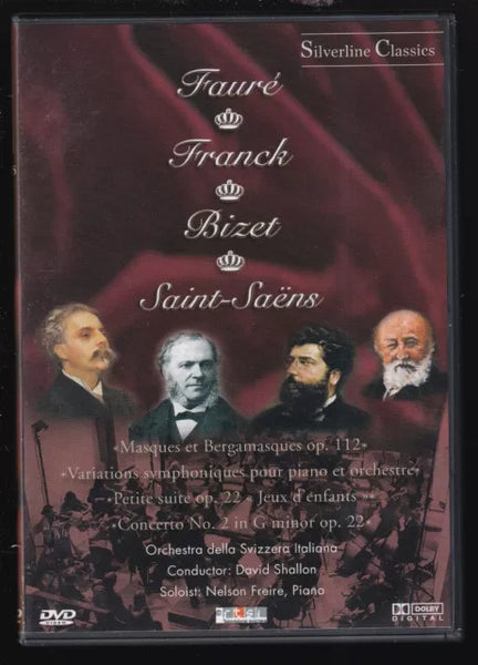 Faure, Franck, Bizet, Saint-Saens, Orchestra Della Svizzera Italiana - Faure: Masques Et Bergamasques Op. 112 / Franck: Variations Symphoniques (DVD)