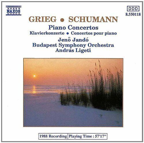 Grieg - Schumann - Jeno Jando - Budapest Symphony Orchestra - Andras Ligeti - Piano Concertos