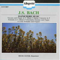 Helma Elsner - J.S. BACH Harpsichord Music ACD 8007