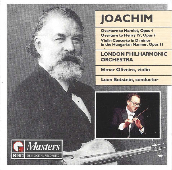 Joachim, London Philharmonic Orchestra, E Oliveira, L Botstein - Overture To Hamlet, Opus 4 / Overture To Henry IV, Opus 7 / Violin Concerto