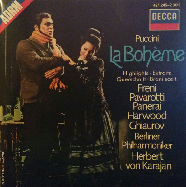 Puccini, Orchester Der Deutschen Oper Berlin, Berliner Philharmoniker, Herbert von Karajan - La Boheme - Highlights