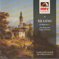 Brahms, Johannes - Symphony no. 1, Alto Rhapsody, Tragic Overture