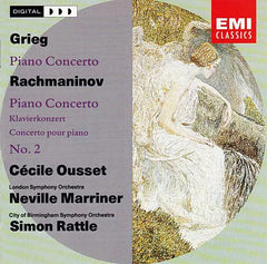 Grieg, Rachmaninov - Cecile Ousset, Neville Marriner, Simon Rattle - Piano Concertos