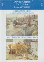 A Personal View: Landscapes in Watercolour & Light Effects in Watercolour  - David Curtis (DVD)