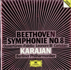 Beethoven - Karajan - Berliner Philharmoniker - Symphonie No. 8 - Ouverturen >>Fidelio, Leonore III, Coriolan<<