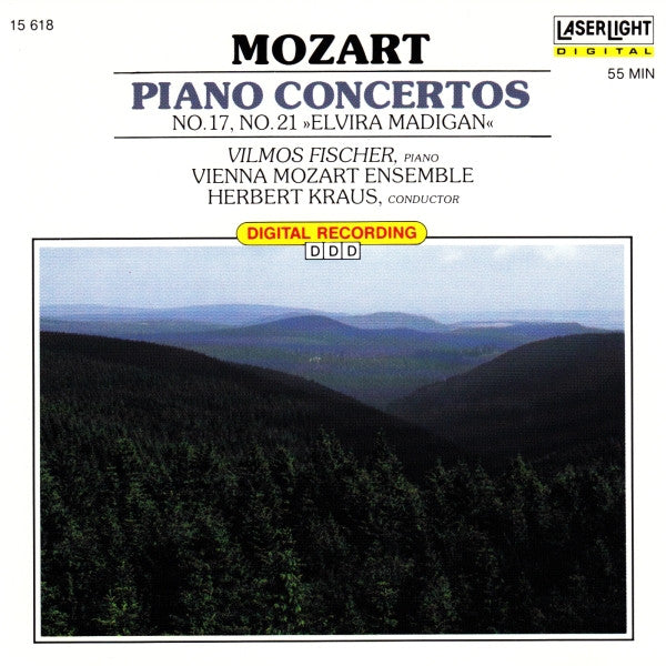 Mozart, Vilmos Fischer, Herbert Kraus, Vienna Mozart Ensemble - Piano Concertos No.17, No.21 >>Elvira Madigan<<