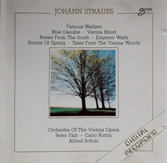 Johann Strauss, Orchestra Of The Vienna Opera, Peter Falk (2), Carlo Rottini, Alfred Scholz - Famous Waltzes