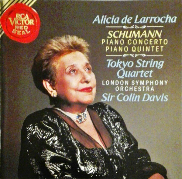 Alicia De Larrocha, London Symphony Orchestra, Sir Colin Davis, Tokyo String Quartet, Schumann - Piano Concerto, Piano Quintet