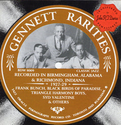 Various - Gennett Rarities - Recorded In Birmingham, Alabama & Richmond, Indiana 1927-1929